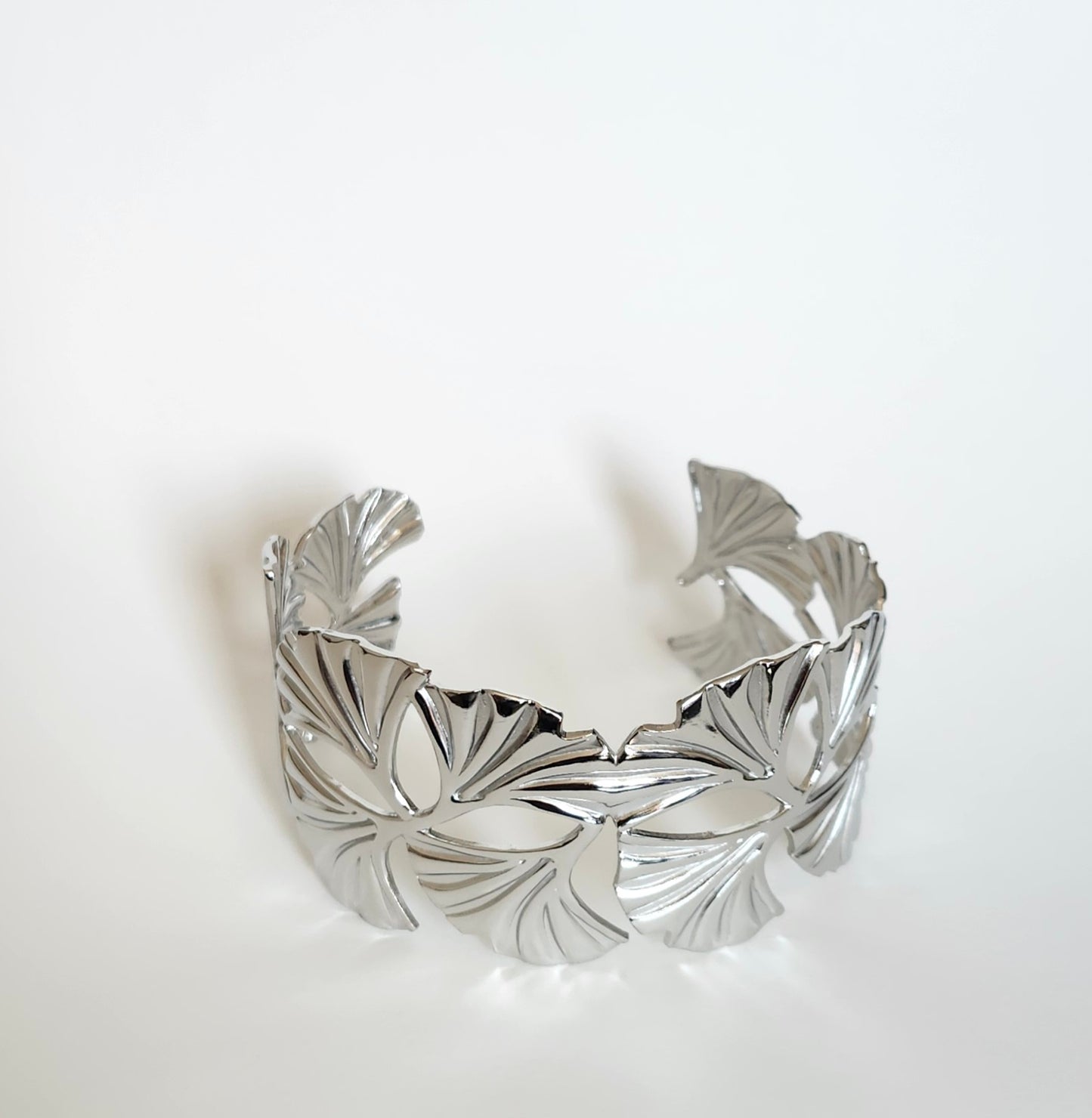 Bracelet jonc gingko