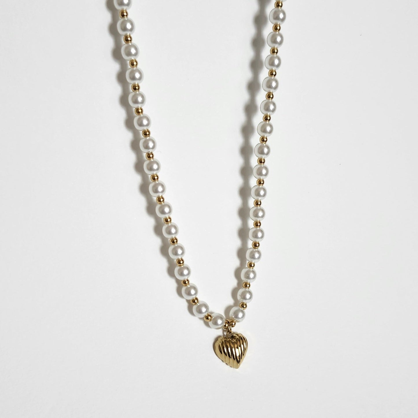 Collier perle synthétique