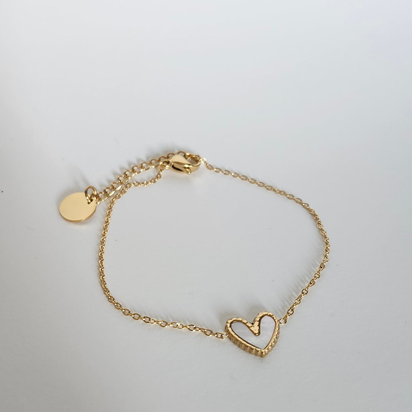 Bracelet Coeur blanc