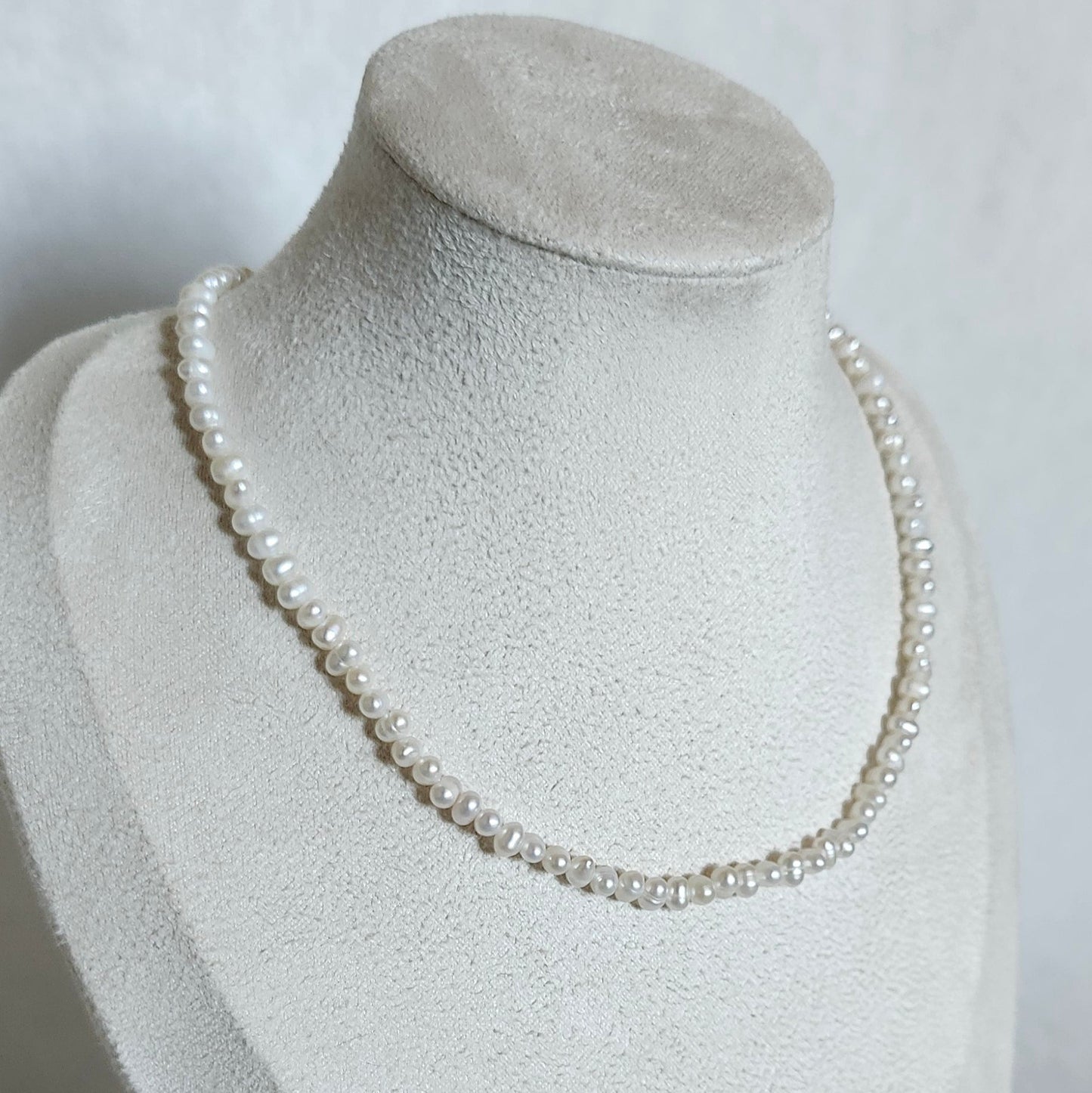 Collier perle naturelle d'eau douce