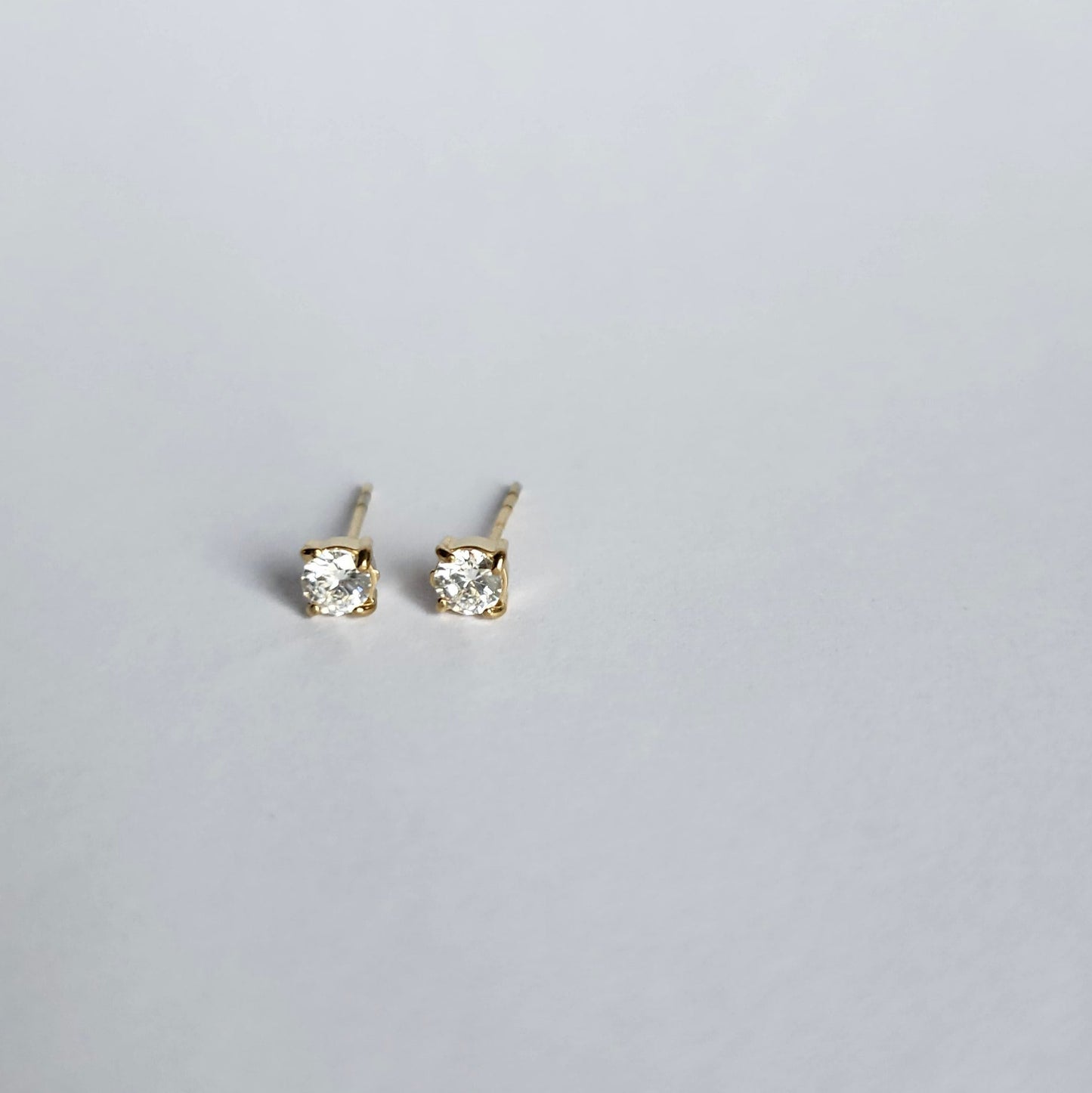 Boucles d'oreilles puce strass