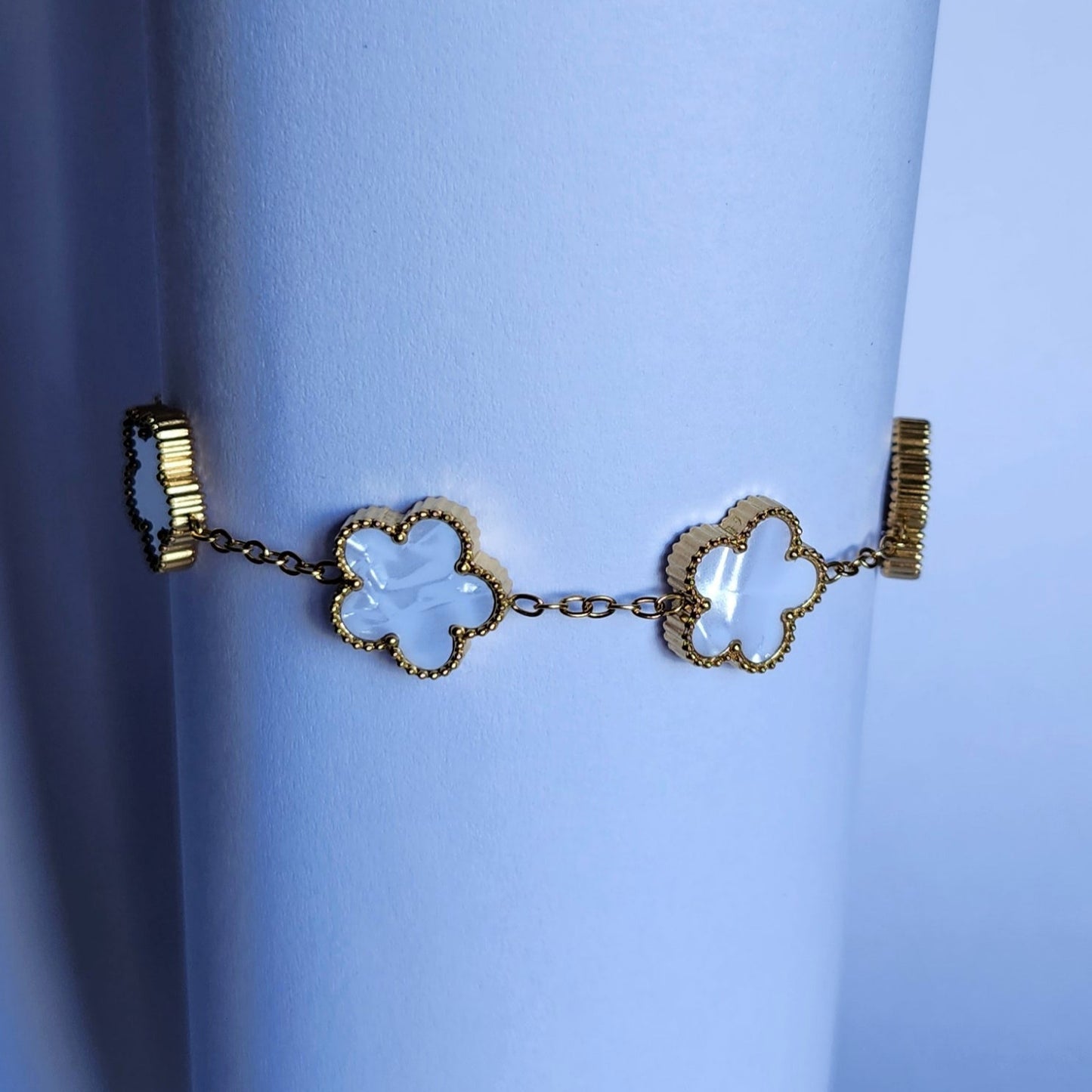 Bracelet Fleur blanche