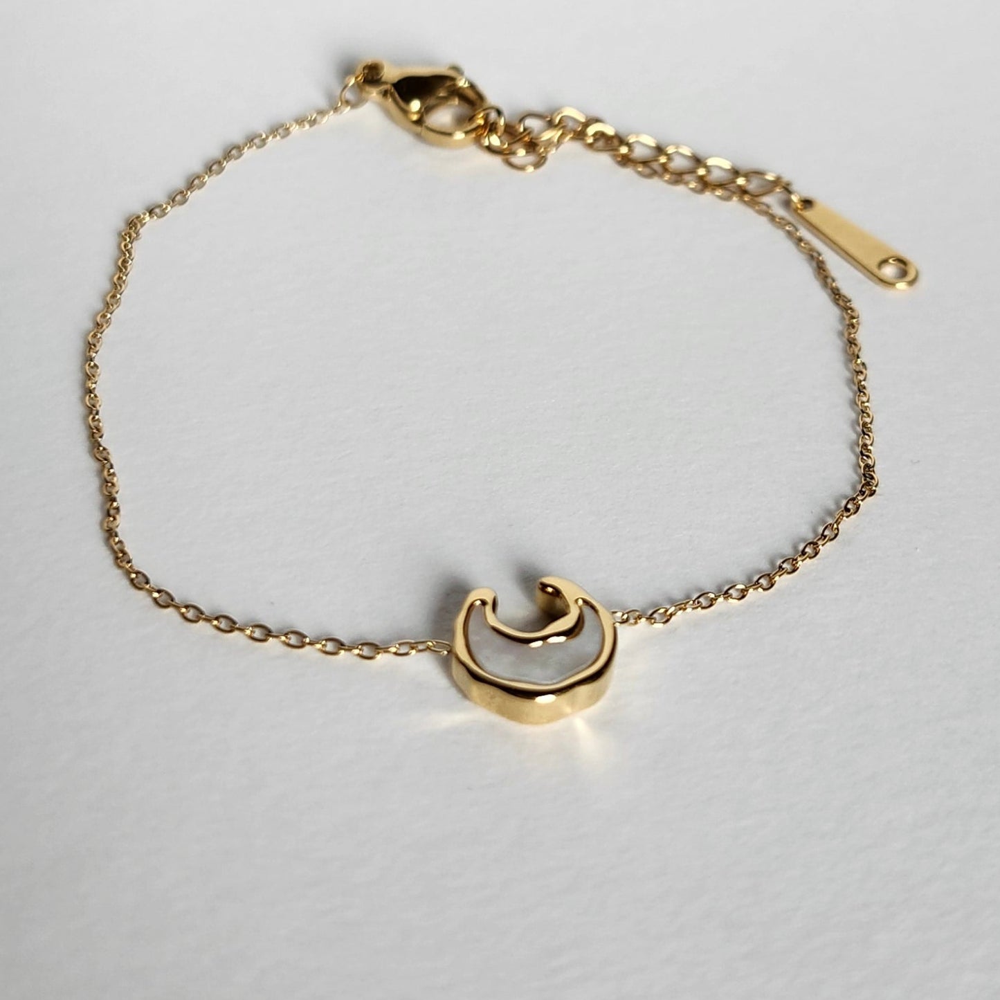 Bracelet fin Croissant de lune