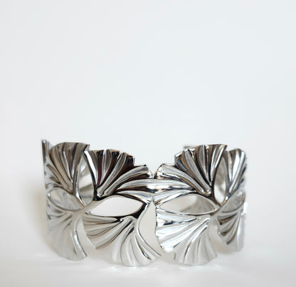 Bracelet jonc gingko