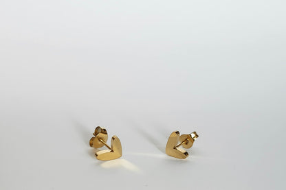 Boucle d'oreille Coeur doré
