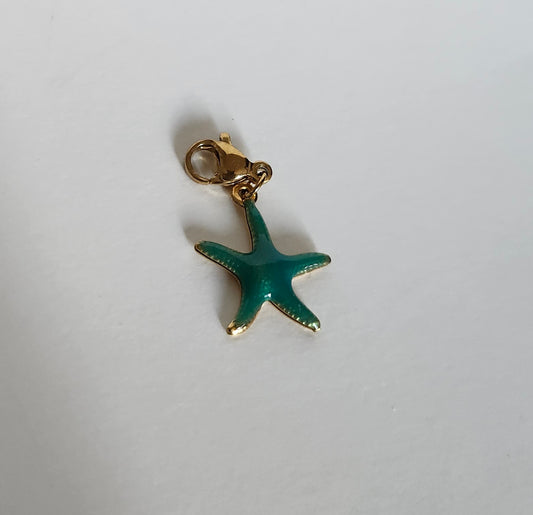 Charms étoile vers et doré