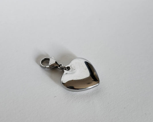 Charms coeur argenté