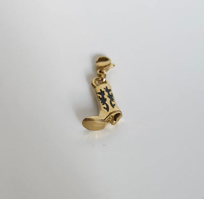 Charms botte doré