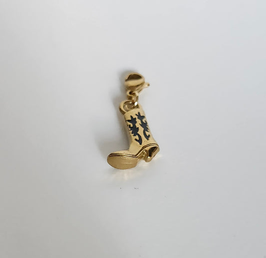 Charms botte doré