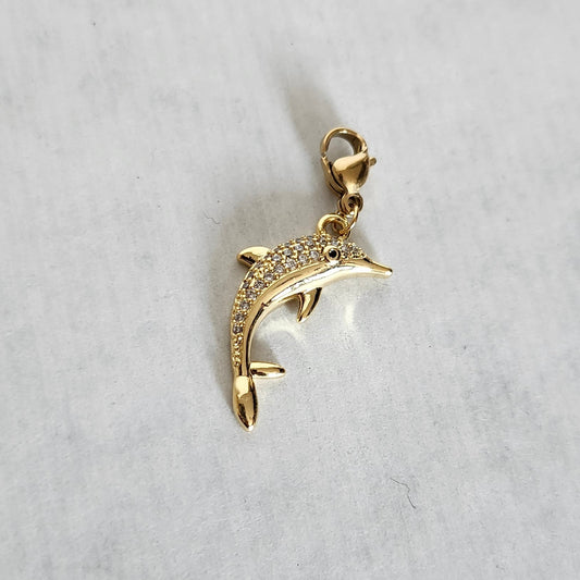 Charms Dauphin doré