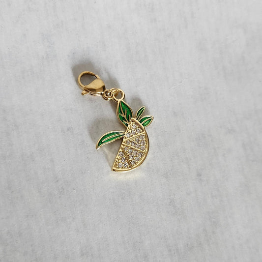 Charms citron doré