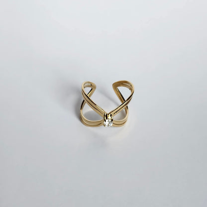 Bague Infini strass