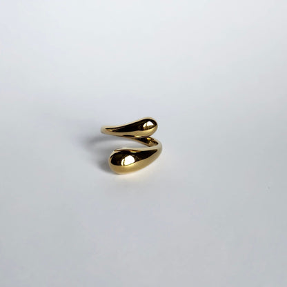 Bague Goutte doré