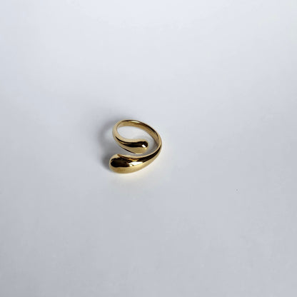 Bague Goutte doré