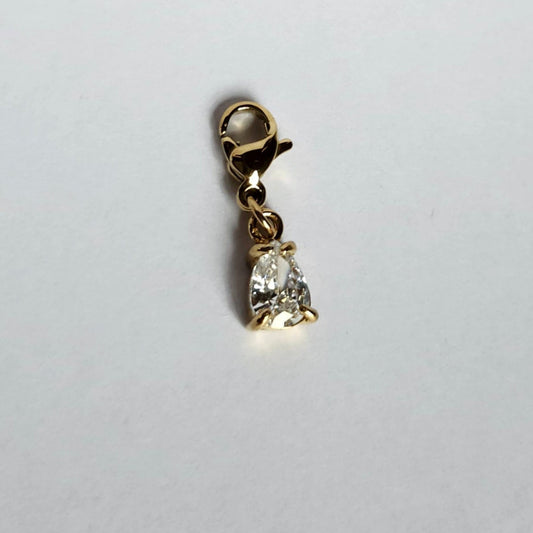 Charms strass ovale