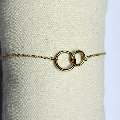 Bracelet double anneau
