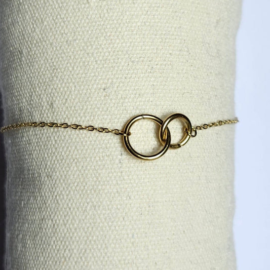 Bracelet double anneau