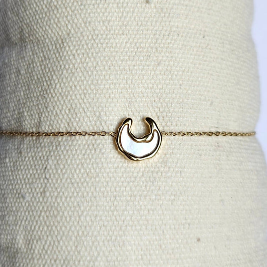 Bracelet fin Croissant de lune