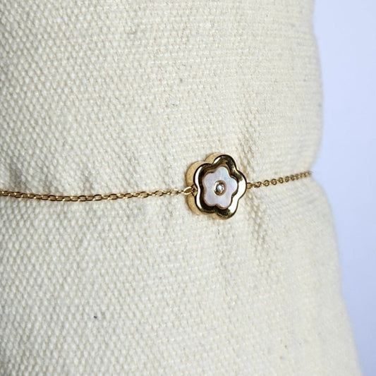 Bracelet fin Fleur