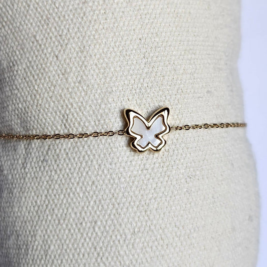 Bracelet fin Papillon