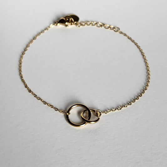 Bracelet double anneau