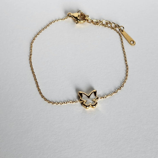 Bracelet fin Papillon