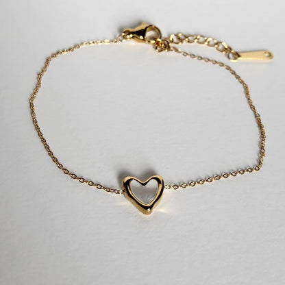 Bracelet fin Coeur