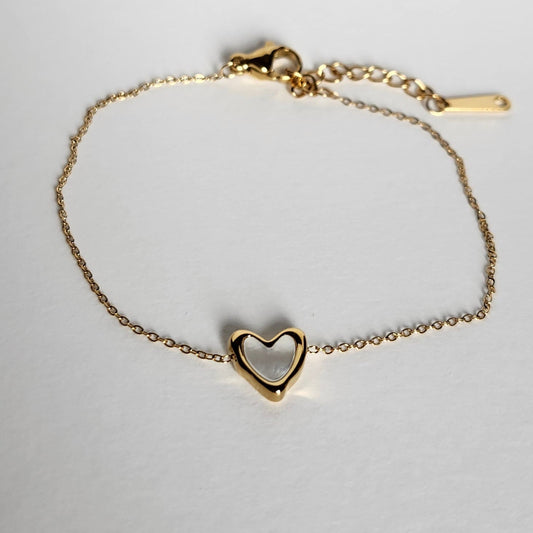 Bracelet fin Coeur
