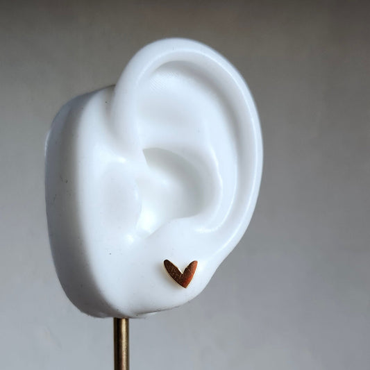 Boucle d'oreille Coeur doré