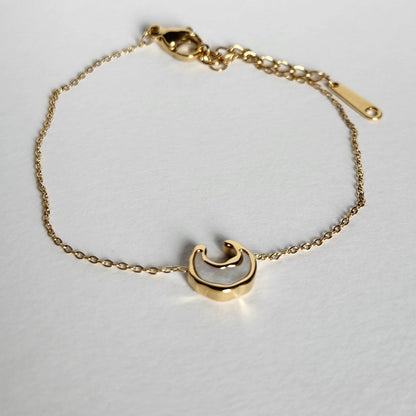 Bracelet fin Croissant de lune