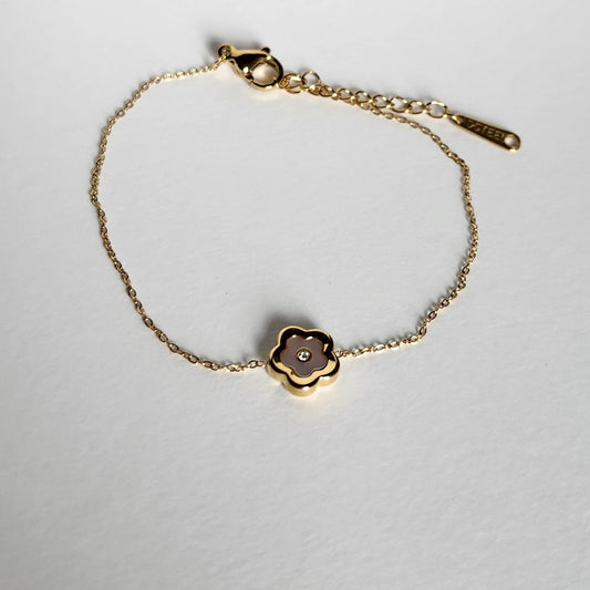 Bracelet fin Fleur